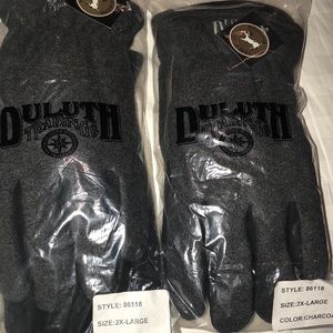 . Brand new men’s gloves, charcoal 2xl